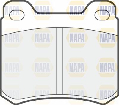 NAPA PBP7111 - Комплект спирачно феродо, дискови спирачки vvparts.bg
