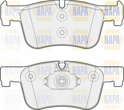 NAPA PBP7335 - Комплект спирачно феродо, дискови спирачки vvparts.bg