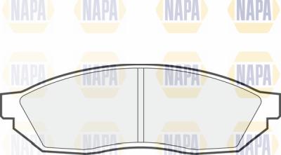 NAPA PBP7298 - Комплект спирачно феродо, дискови спирачки vvparts.bg