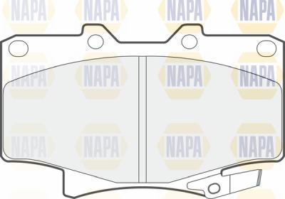 NAPA PBP7238 - Комплект спирачно феродо, дискови спирачки vvparts.bg