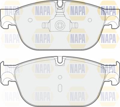 NAPA PBP7272 - Комплект спирачно феродо, дискови спирачки vvparts.bg