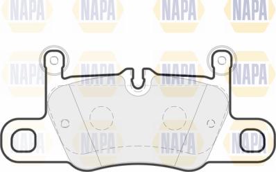 NAPA PBP7752 - Комплект спирачно феродо, дискови спирачки vvparts.bg