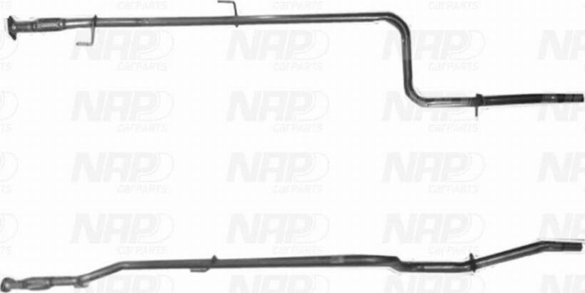 NAP carPARTS CAC10592 - Изпускателна тръба vvparts.bg