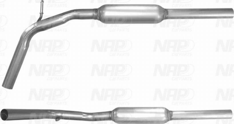 NAP carPARTS CAC10615 - Изпускателна тръба vvparts.bg