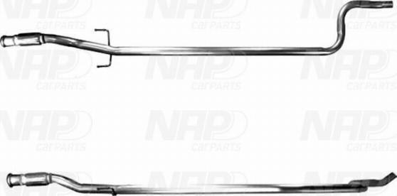 NAP carPARTS CAC10010 - Изпускателна тръба vvparts.bg