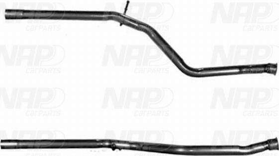 NAP carPARTS CAC10183 - Изпускателна тръба vvparts.bg