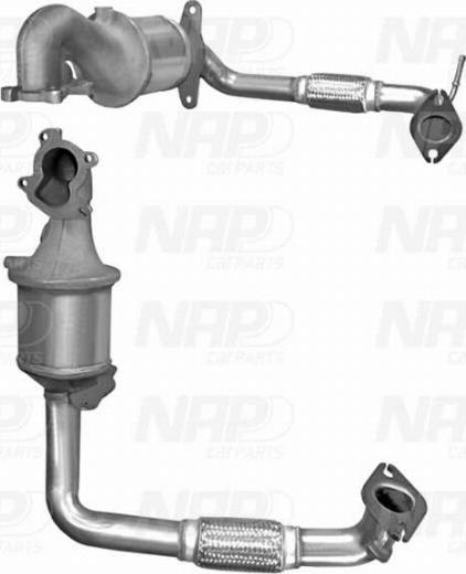 NAP carPARTS CAD10509 - Катализатор vvparts.bg