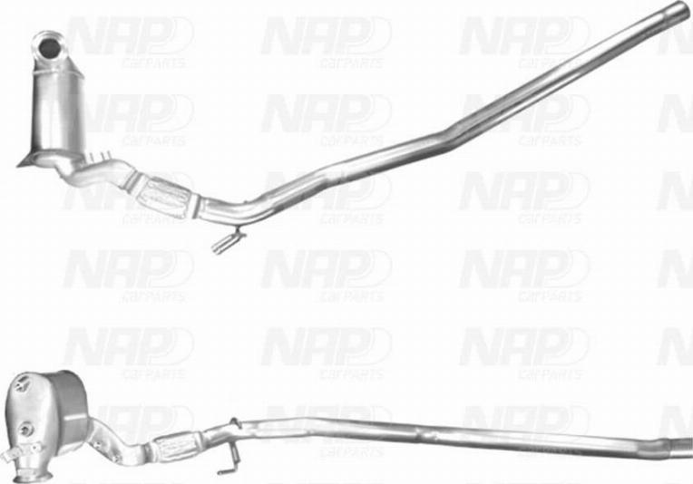 NAP carPARTS CAD10623 - Филтър за сажди / твърди частици, изпускателна система vvparts.bg