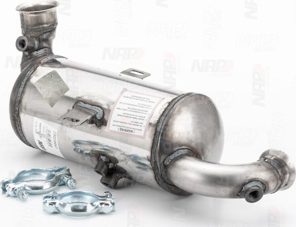 NAP carPARTS CAD10047 - Филтър за сажди / твърди частици, изпускателна система vvparts.bg