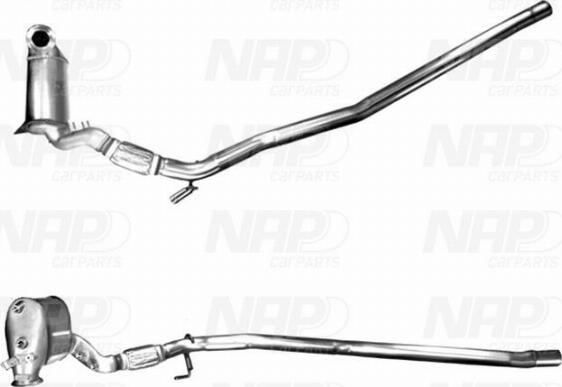 NAP carPARTS CAD10349 - Филтър за сажди / твърди частици, изпускателна система vvparts.bg