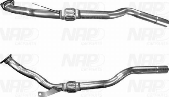 NAP carPARTS CAF10491 - Изпускателна тръба vvparts.bg