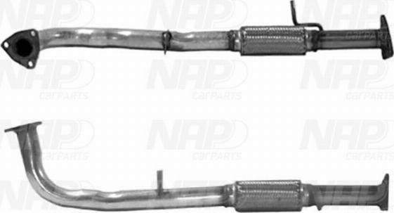 NAP carPARTS CAF10192 - Изпускателна тръба vvparts.bg