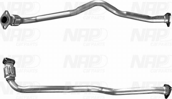 NAP carPARTS CAF10152 - Изпускателна тръба vvparts.bg