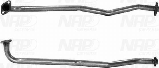 NAP carPARTS CAF10118 - Изпускателна тръба vvparts.bg