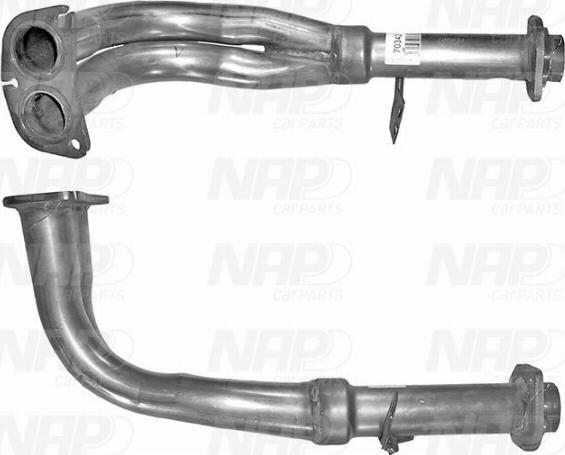 NAP carPARTS CAF10311 - Изпускателна тръба vvparts.bg