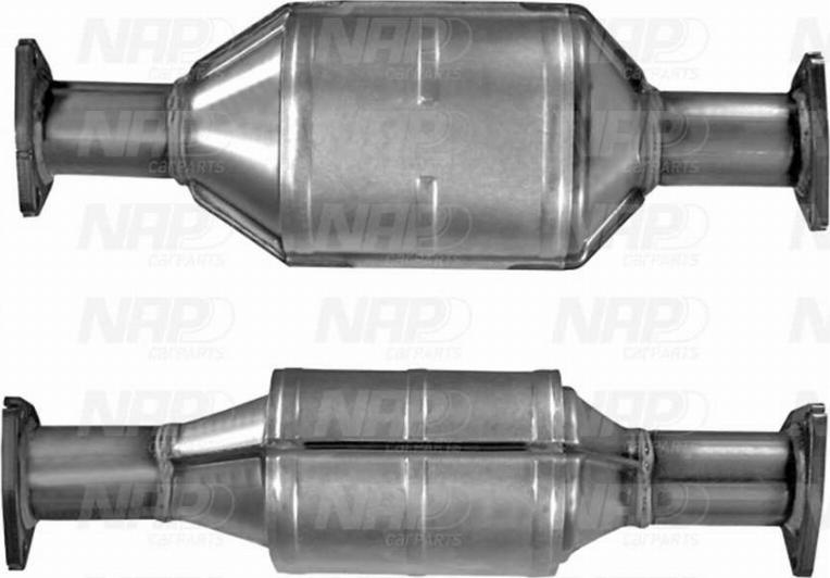 NAP carPARTS CAK10901 - Катализатор vvparts.bg