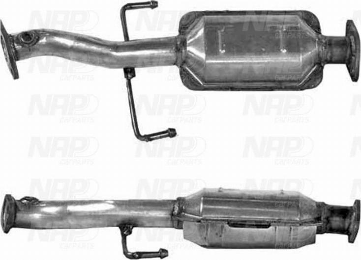 NAP carPARTS CAK10911 - Катализатор vvparts.bg