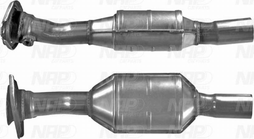 NAP carPARTS CAK10980 - Катализатор vvparts.bg