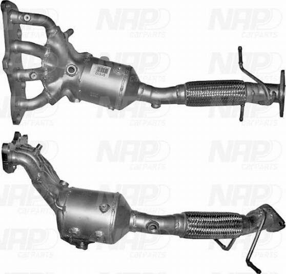 NAP carPARTS CAK10413 - Катализатор vvparts.bg