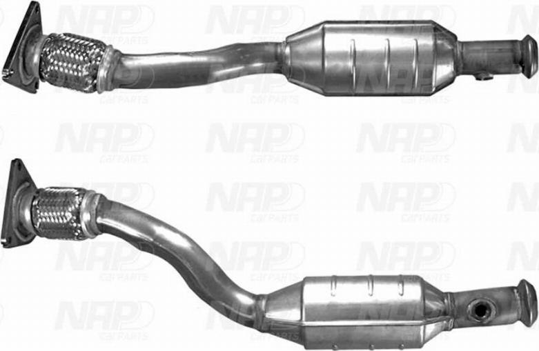 NAP carPARTS CAK10593 - Катализатор vvparts.bg