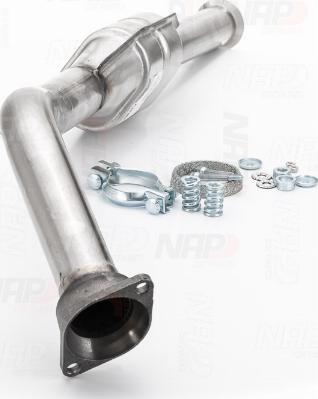 NAP carPARTS CAK10524 - Катализатор vvparts.bg