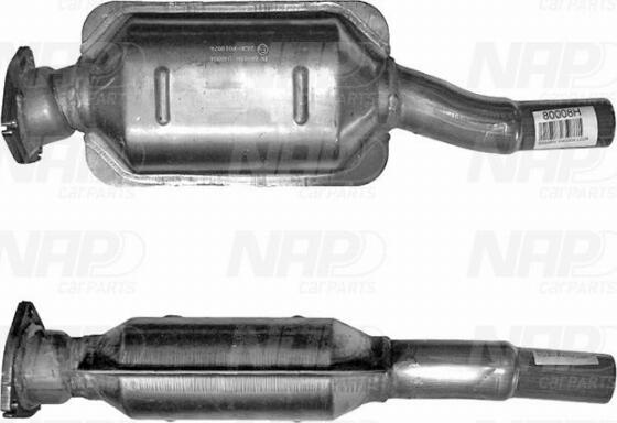 NAP carPARTS CAK10693 - Катализатор vvparts.bg