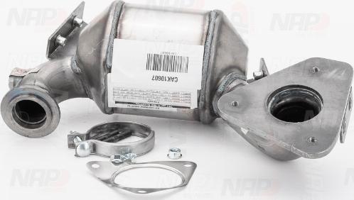 NAP carPARTS CAK10607 - Катализатор vvparts.bg