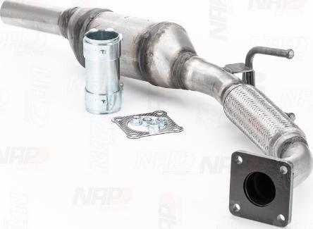 NAP carPARTS CAK10686 - Катализатор vvparts.bg