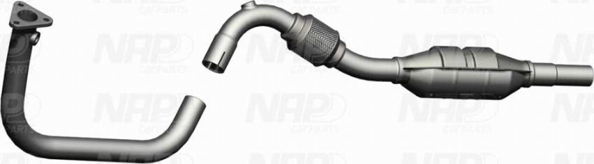 NAP carPARTS CAK10807 - Катализатор vvparts.bg