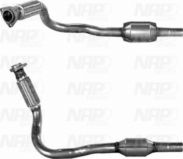 NAP carPARTS CAK10881 - Катализатор vvparts.bg