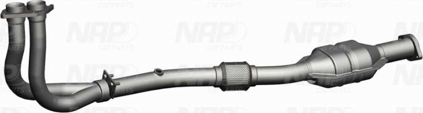 NAP carPARTS CAK10876 - Катализатор vvparts.bg