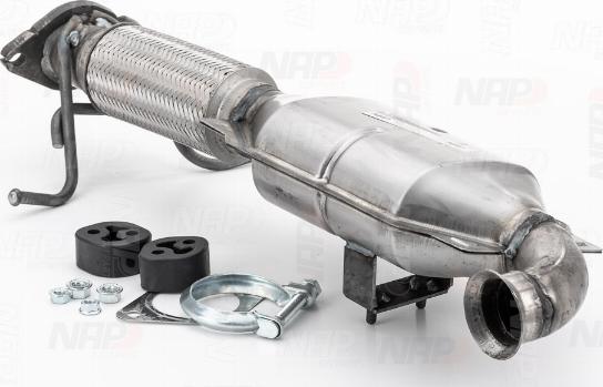 NAP carPARTS CAK10280 - Катализатор vvparts.bg