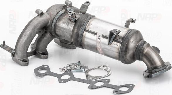 NAP carPARTS CAK10228 - Катализатор vvparts.bg