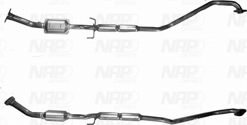 NAP carPARTS CAK10729 - Катализатор vvparts.bg