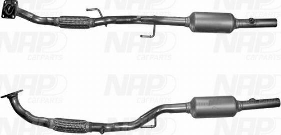 NAP carPARTS CAK10770 - Катализатор vvparts.bg