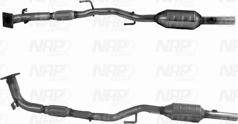 NAP carPARTS CAK11430 - Катализатор vvparts.bg