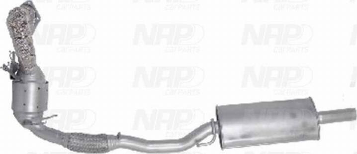 NAP carPARTS CAK11506 - Катализатор vvparts.bg