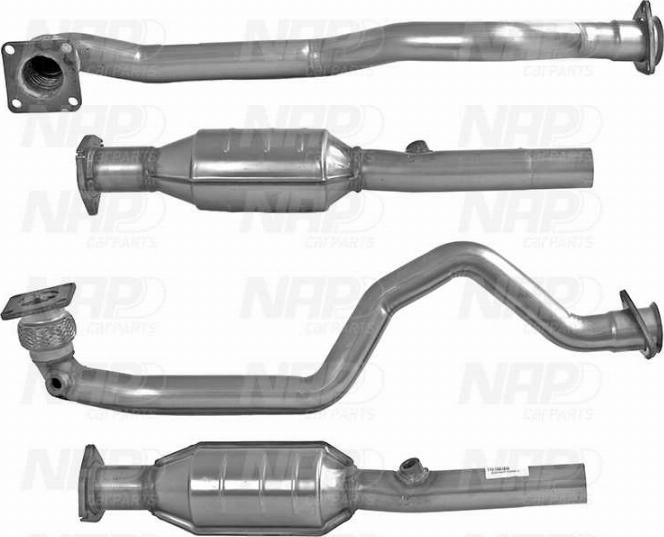 NAP carPARTS CAK11012 - Катализатор vvparts.bg