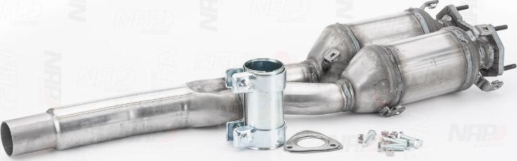 NAP carPARTS CAK11075 - Катализатор vvparts.bg