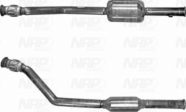 NAP carPARTS CAK11107 - Катализатор vvparts.bg