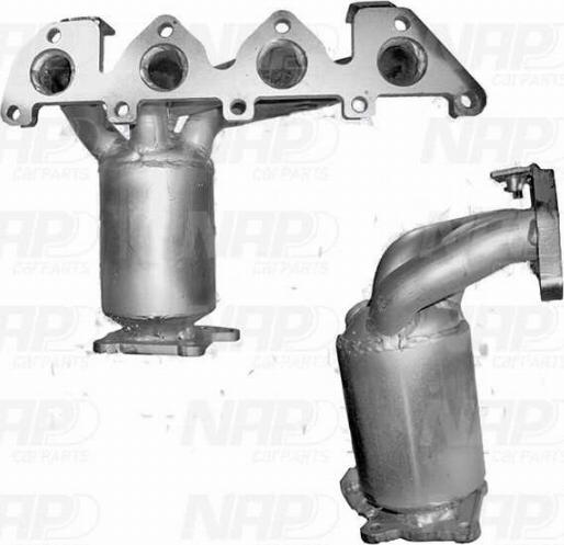 NAP carPARTS CAK11187 - Катализатор vvparts.bg