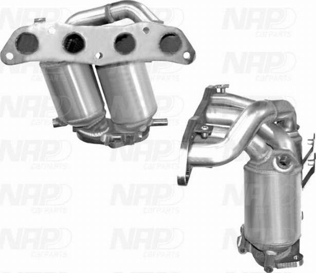 NAP carPARTS CAK11136 - Катализатор vvparts.bg