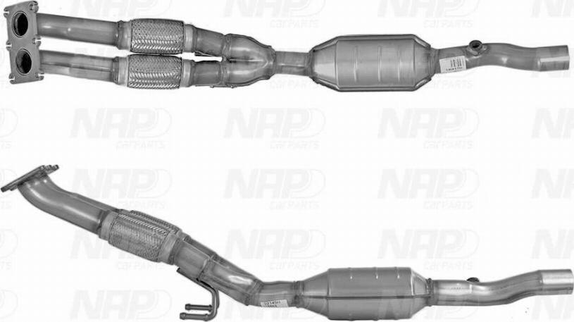 NAP carPARTS CAK11340 - Катализатор vvparts.bg