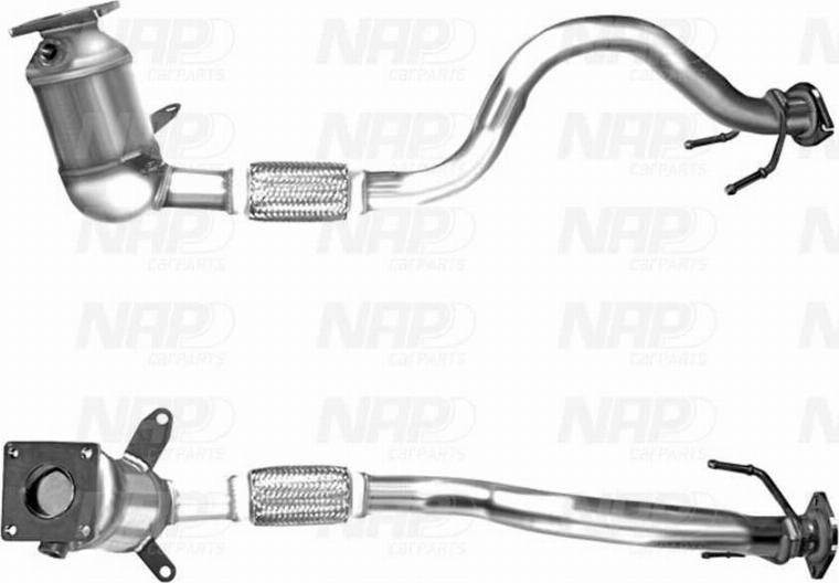 NAP carPARTS CAK11269 - Катализатор vvparts.bg