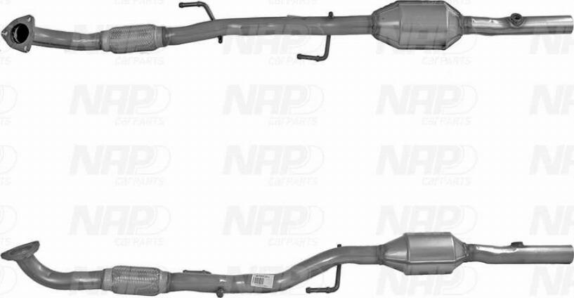 NAP carPARTS CAK11237 - Катализатор vvparts.bg