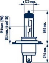 Narva 48991 - Крушка с нагреваема жичка, главни фарове vvparts.bg