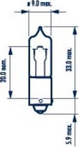 Narva 681913000 - Крушка с нагреваема жичка, мигачи vvparts.bg