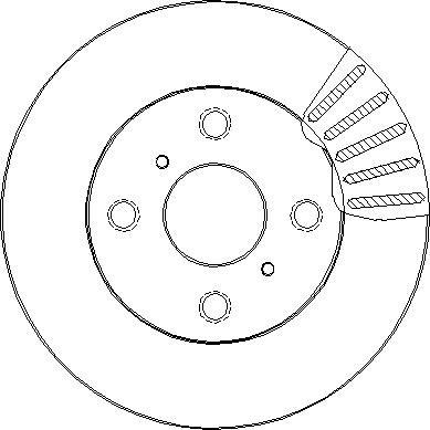 Delphi BG3519 - Спирачен диск vvparts.bg