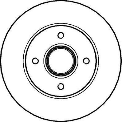 BENDIX 561591 - Спирачен диск vvparts.bg