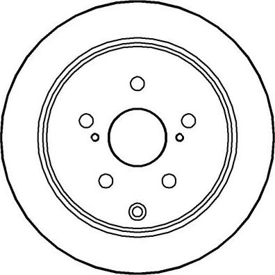 BENDIX Braking BDI559 - Спирачен диск vvparts.bg